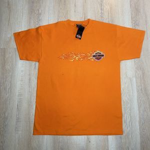 Harley Davidson Laughlin River Run T Shirt Size Large Orange